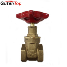 Guten Top ISO9001 57-3 Válvula de compuerta forjada de latón y cobre